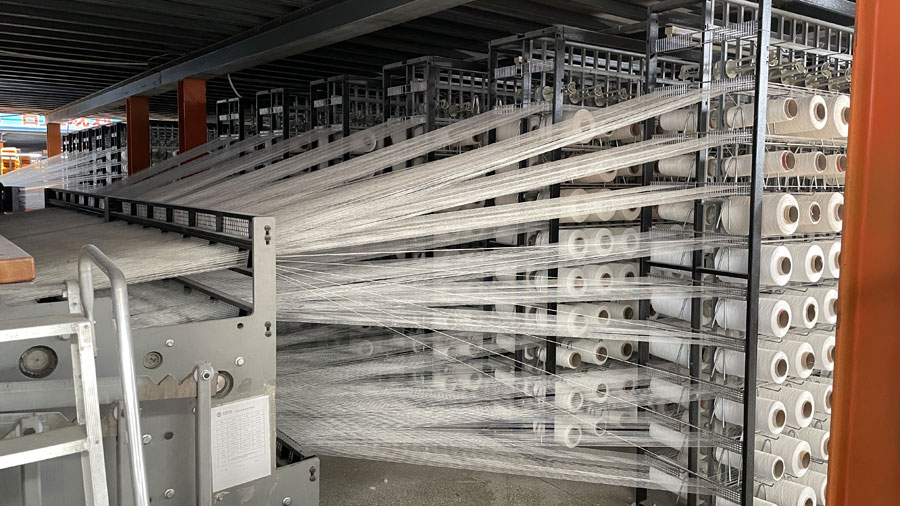 New Zealand wool dyeing process factory image