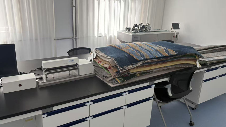 hotel carpet factory quality control inspection