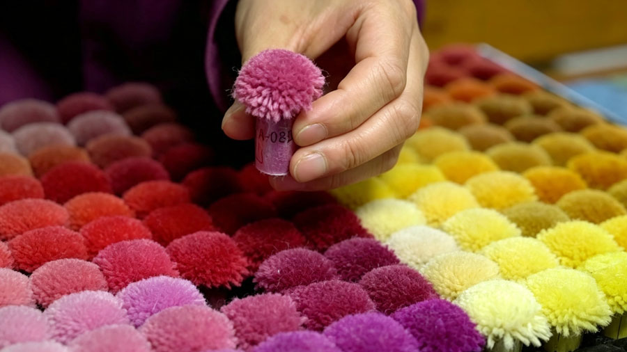 Fab Carpet factory quality control inspection process for commercial carpet orders