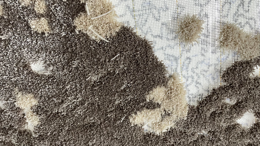 New Zealand wool carpet tufting process factory