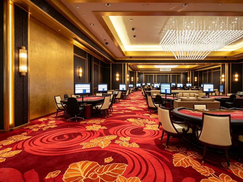 Custom Axminster Carpet for Macau Entertainment Venues