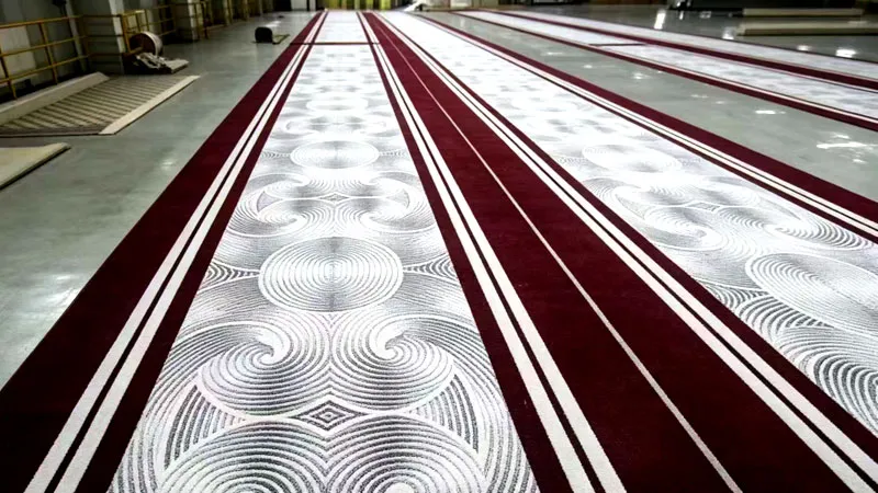 commercial carpet installation timeline hotel corridor