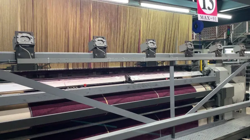 Axminster carpet weaving production line hotel supplier