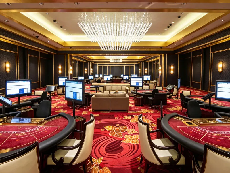 Custom Axminster Carpet for Macau Entertainment Venues